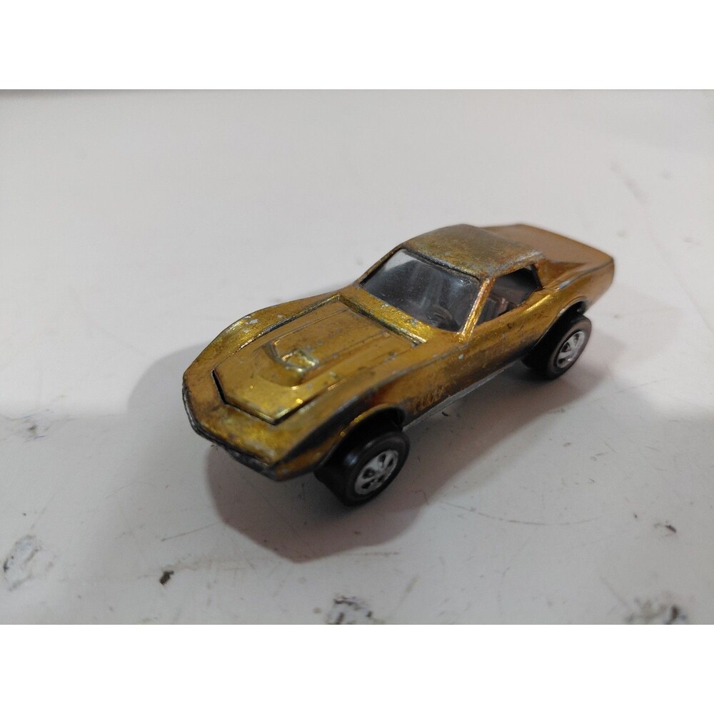 Hot Wheels 1:64 Die Cast Red Line 1968 USA Custom C3 Chevrolet Corvette Car